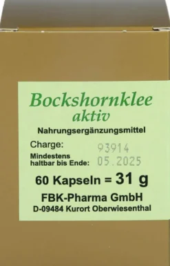 Bockshornklee Aktiv Kapseln 60 Stück