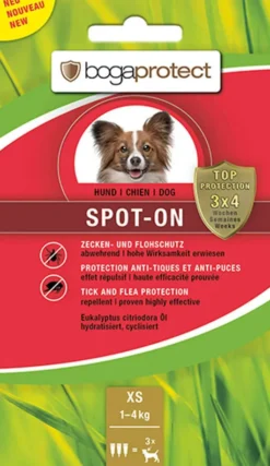 Bogaprotect Spot-On Hund Xs 3 X 0,7 ml