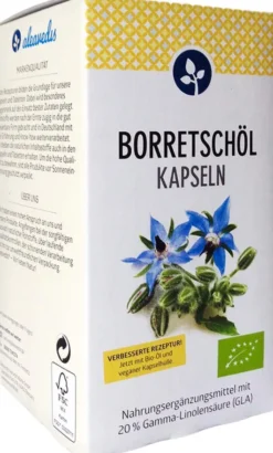 Borretschöl 500 mg Kapseln Bio Vegan 120 Stück