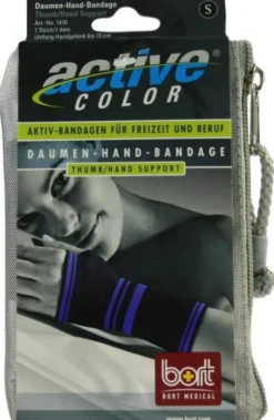 Bort Activecolor Daumen Hand Bandage Small Schwarz