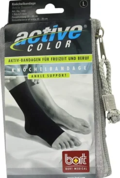 Bort Activecolor Knöchelbandage Large Schwarz