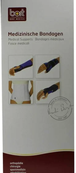Bort Arm Handgelenkschiene Rechts Large Blau - Schwarz