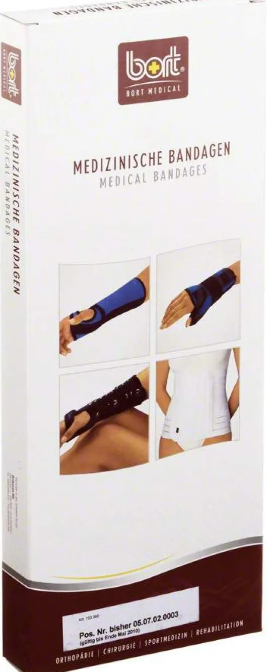 Bort Arm Handgelenkstütze Mit Aluschiene Links Large