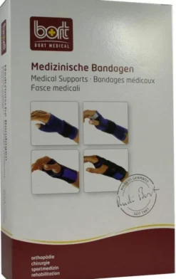 Bort Handgelenkstütze Mit Aluschiene Rechts Small Schwarz