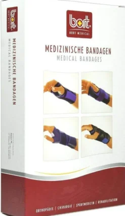 Bort Handgelenkstütze Mit Aluschiene Rechts Small Blau