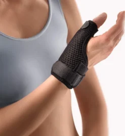 Bort Soft Daumenschiene Lang Large Schwarz