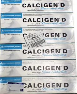 Calcigen D 600 mg und 400 I.E. Brausetabletten 120 Stück