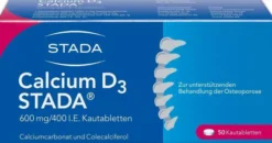 Calcium D3 Stada 600 mg 400 I.E. 50 Kautabletten