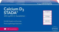 Calcium D3 Stada 600 mg 400 I.E. 50 Kautabletten