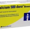 Calcium 500 Dura 40 Brausetabletten