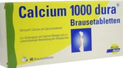 Calcium 1000 Dura Brausetabletten 40 Brausetabletten