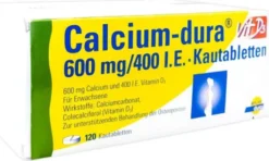 Calcium Dura Vit D3 600 mg - 400 I.E. 120 Kautabletten