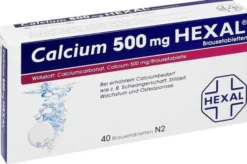 Calcium 500 mg Hexal 40 Brausetabletten