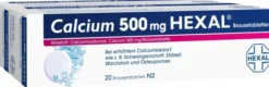 Calcium 500 mg Hexal 40 Brausetabletten