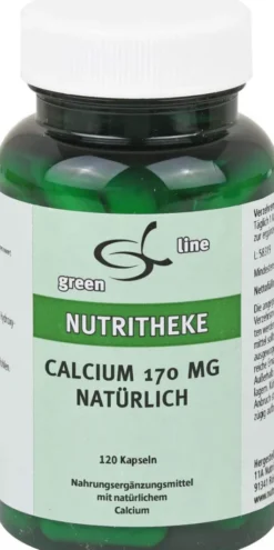 Calcium 170 mg Natürlich Kapseln 120 Kapseln