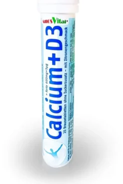 Calcium 600 mg + Vitamin D3 5µg Amosvital Brauset