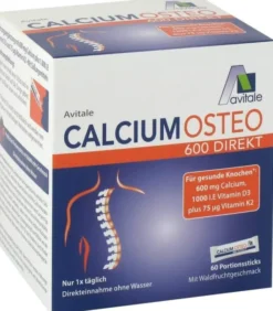 Calcium Osteo 600 Direkt Pulver 60 Sticks