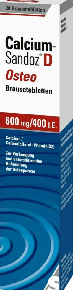 Calcium Sandoz D Osteo 20 Brausetabletten