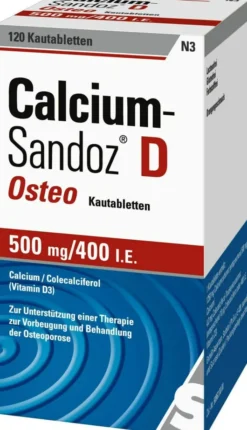 Calcium Sandoz D Osteo 120 Kautabletten