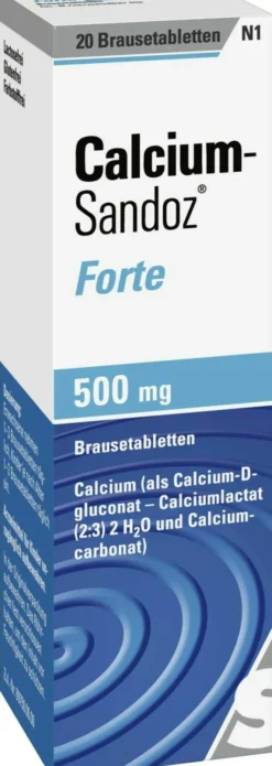 Calcium Sandoz forte 20 Brausetabletten
