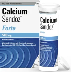 Calcium Sandoz forte 2 X 20 Brausetabletten