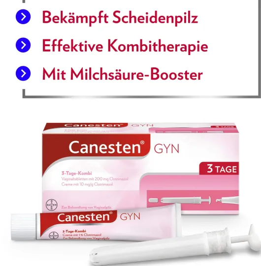 Canesten Gyn 3 Kombipackung 1 Stück