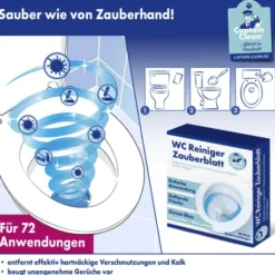 Captain Clean WC-Reiniger Zauberblatt 36 Stück