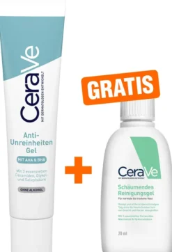 Cerave Anti-Unreinheiten Gel 40 ml + gratis schäumendes Reinigungsgel 20 ml