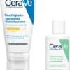 CeraVe Feuchtigkeitsspendende Gesichtscreme LSF 50 52 ml + gratis Schäumendes Reinigungsgel 20 ml