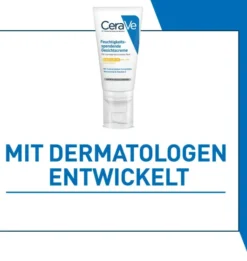 CeraVe Feuchtigkeitsspendende Gesichtscreme LSF 50 52 ml + gratis Schäumendes Reinigungsgel 20 ml