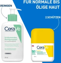 CeraVe Mattierendes Sonnenschutz Fluid LSF 50+ - für ölige Haut 50 ml