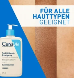 CeraVe SA Glättende Reinigung 473 ml + gratis Feuchtigkeitsspendende Reinigungslotion 20 ml