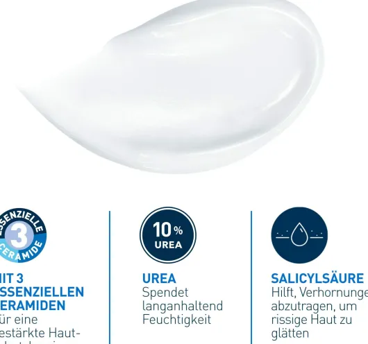 CeraVe SA Urea Glättende Feuchtigkeitscreme 2 x 177 ml