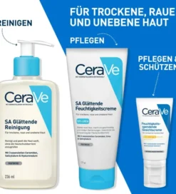 CeraVe SA Urea Glättende Feuchtigkeitscreme 2 x 177 ml