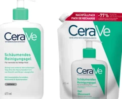 CeraVe Schäumendes Reinigungsgel 473 ml + CeraVe Schäumendes Reinigungsgel 473 ml Refill