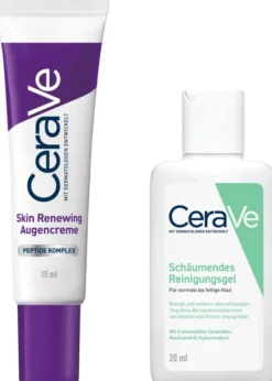 Cerave Skin Renewing Augencreme 15 ml + gratis CeraVe schäumendes Reinigungsgel 20 ml