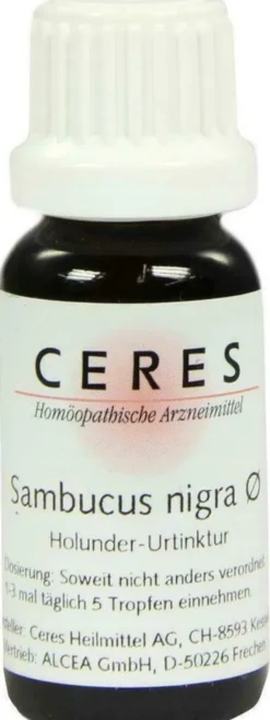 Ceres Sambucus Nigra Urtinktur 20 ml Tropfen