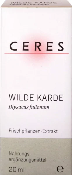 Ceres Wilde Karde Dipsacus Fullonum Extrakt Tropfen 20 ml