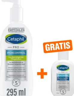Cetaphil Pro Itch Control Pflege - Lotion 295 ml + gratis Cetaphil Pro Itch Control Waschlotion 29 ml