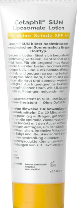 Cetaphil Sun Daylong SPF 50+ liposomale Lotion 100 ml