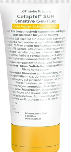 Cetaphil Sun Daylong SPF 50+ sensitives Gel - Fluid Gesicht 50 ml