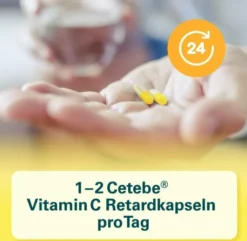 Cetebe Vitamin C Retardkapseln 500 mg 30 Stück
