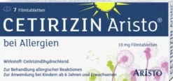 Cetirizin Aristo bei Allergien 10 mg 7 Filmtabletten