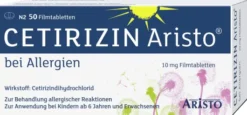 Cetirizin Aristo bei Allergien 10 mg 50 Filmtabletten