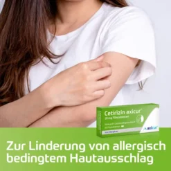 Cetirizin Axicur 10 mg 50 Filmtabletten