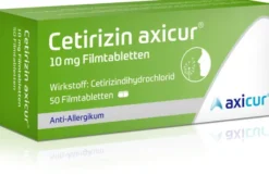Cetirizin Axicur 10 mg 50 Filmtabletten