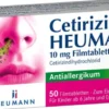 Cetirizin Heumann 10 mg 50 Filmtabletten