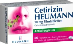 Cetirizin Heumann 10 mg 50 Filmtabletten