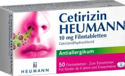 Cetirizin Heumann 10 mg 50 Filmtabletten