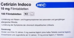 Cetirizin Indoco 10 mg Filmtabletten 100 Stück